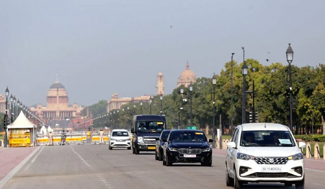 Carcade rehearsal leads to traffic congestion in central Delhi, nearby areas