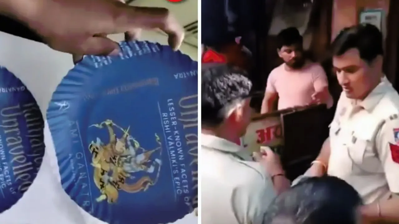 Delhi Police briefly detain shopkeeper allegedly found serving 'biryani' on plate with Lord Ram pic