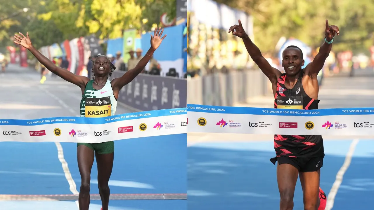 Kenya's Peter Mwaniki and Lilian Kasait win TCS World 10K in Bengaluru
