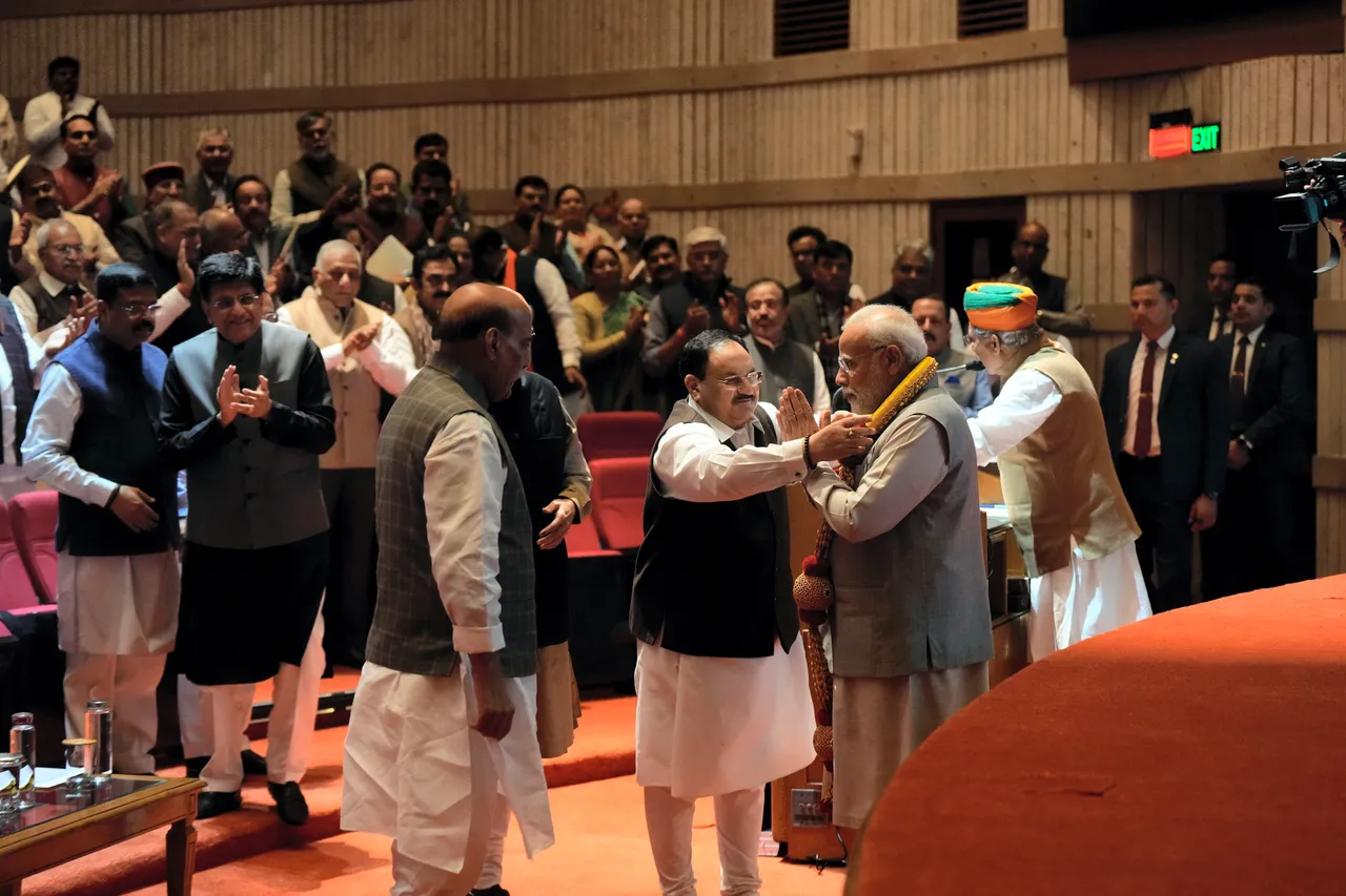 BJP Parliamentary party meeting Narendra Modi