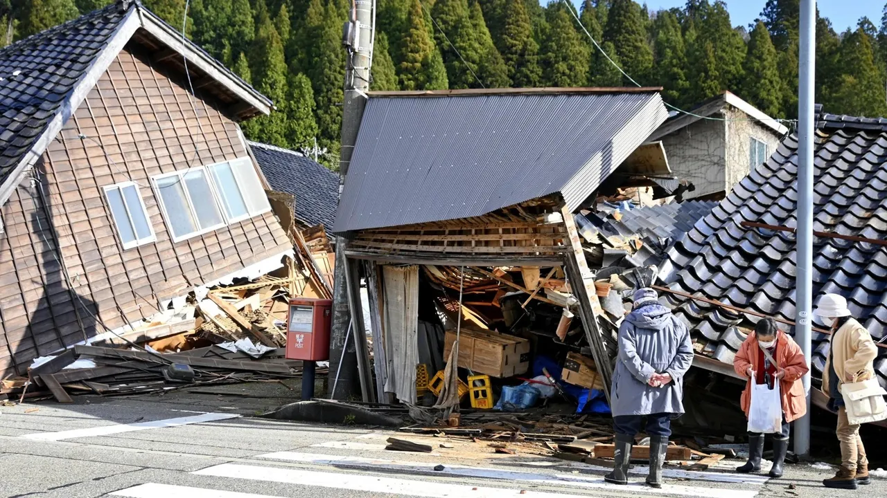 Powerful earthquake in japan