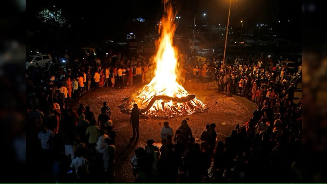 bonfire Bhogi Celebration Ponga Lohri