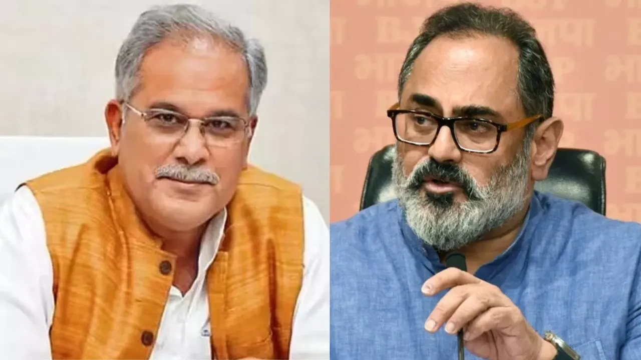 Bhupesh Baghel Rajeev Chandrasekhar