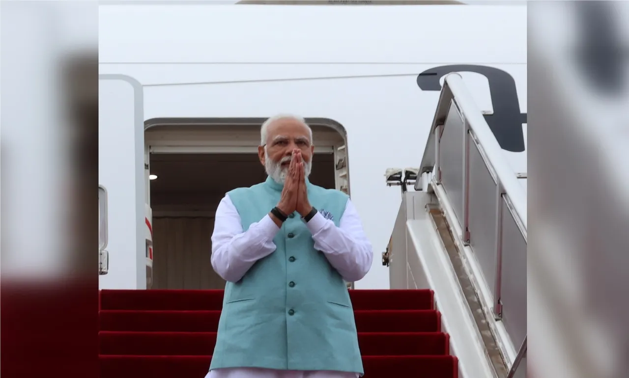 Narendra Modi leaves for Australia