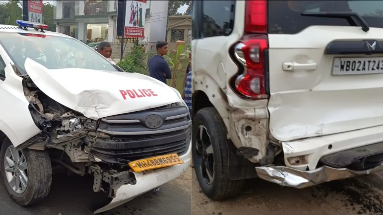 Sukanta Majumdar's car meet with accident