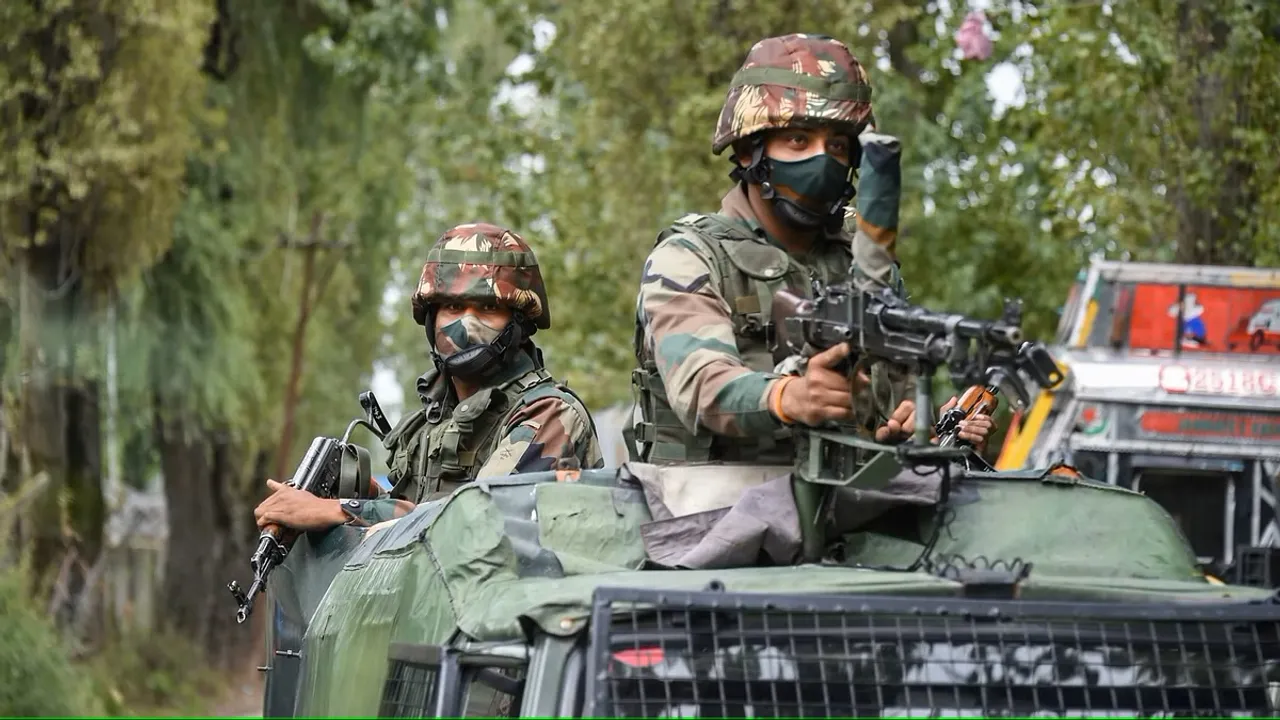 Indian Army Major Firing Rajouri