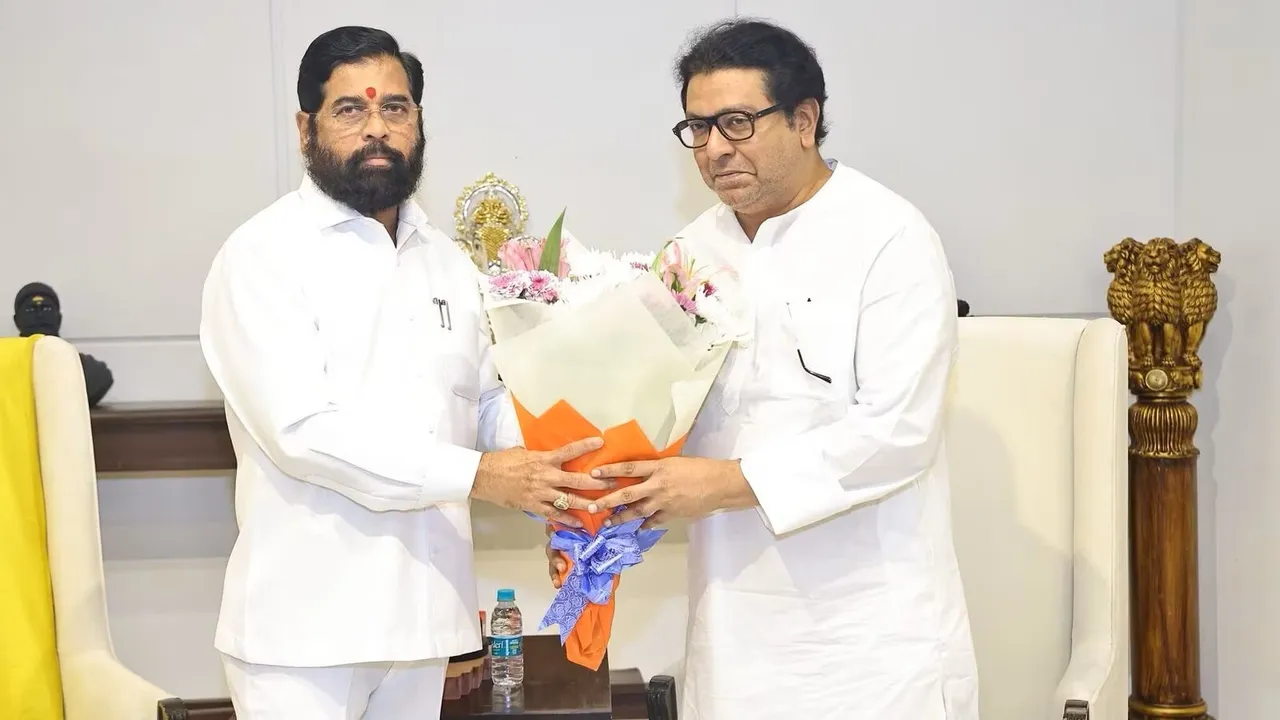 Raj Thackeray meets CM Shinde, discusses issue of Marathi signboards, toll collection