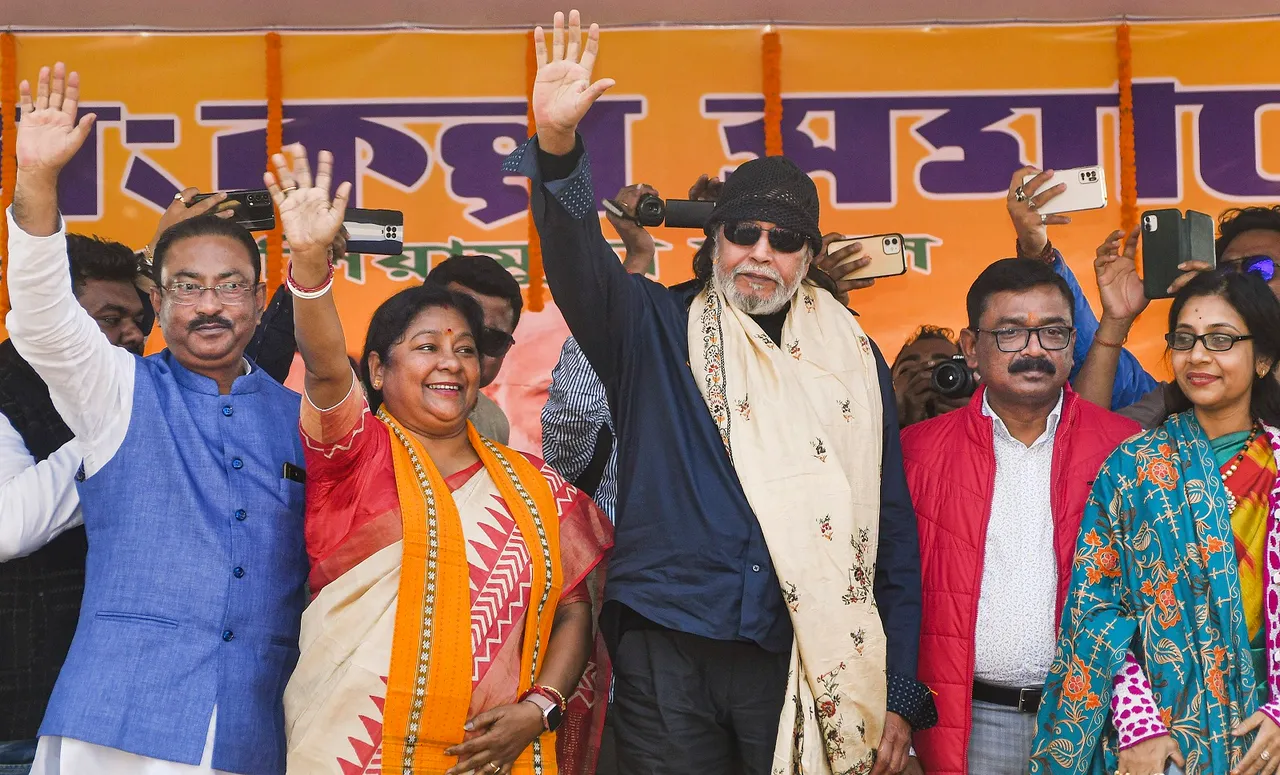 Mithun Tripura BJP Jan Vishwas Yatra