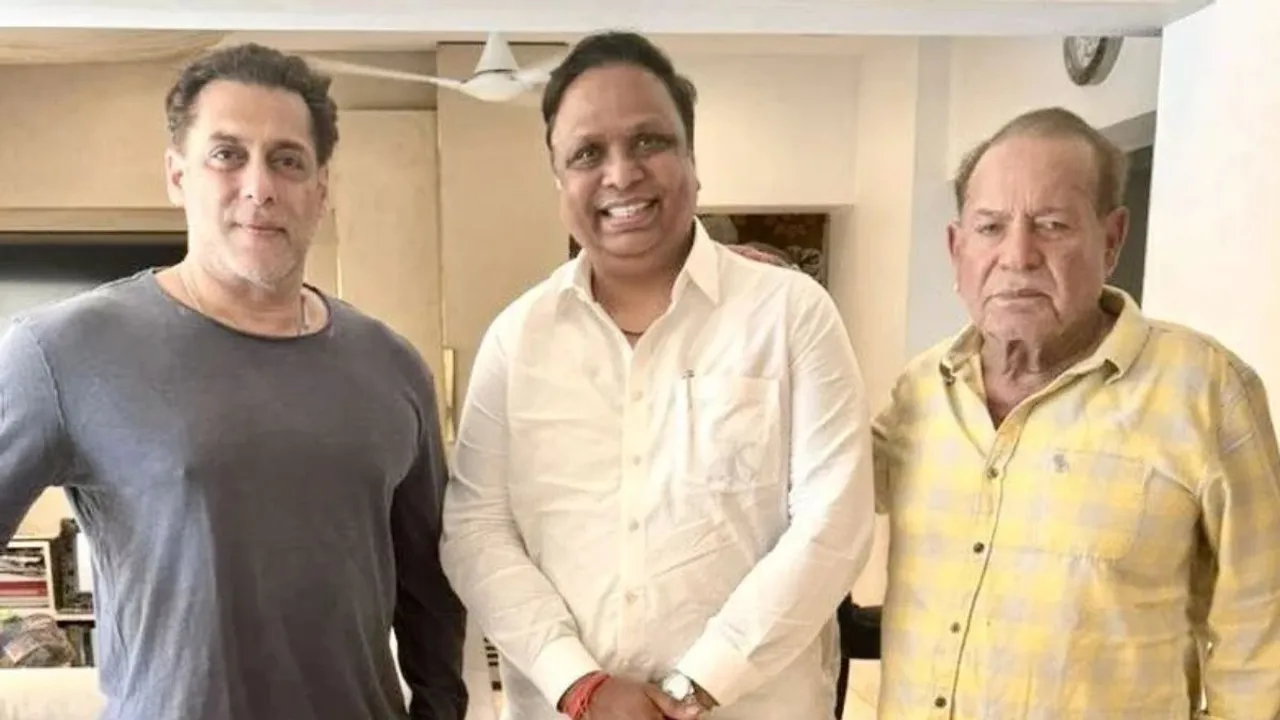 BJP MLA Ashish Shelar meets Salman Khan, discusses his family's social works