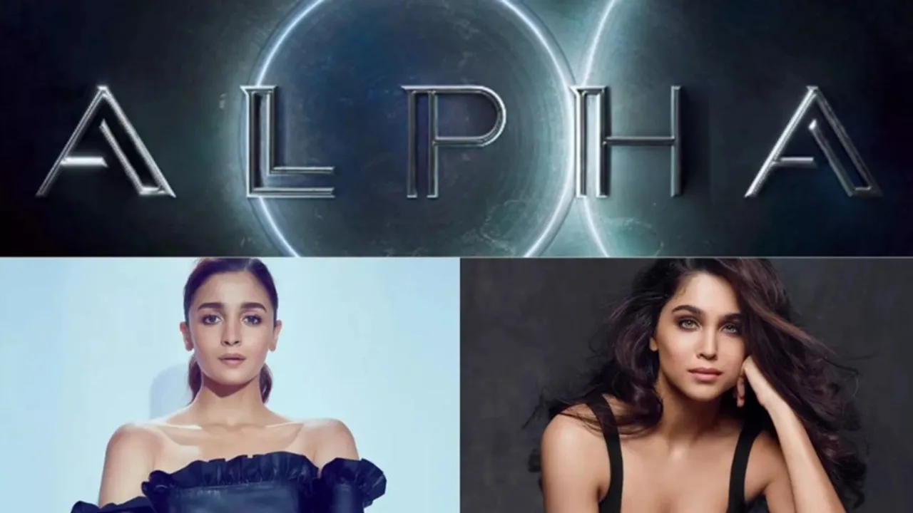 Alia Bhatt and Sharvari Wagh in 'Alpha'