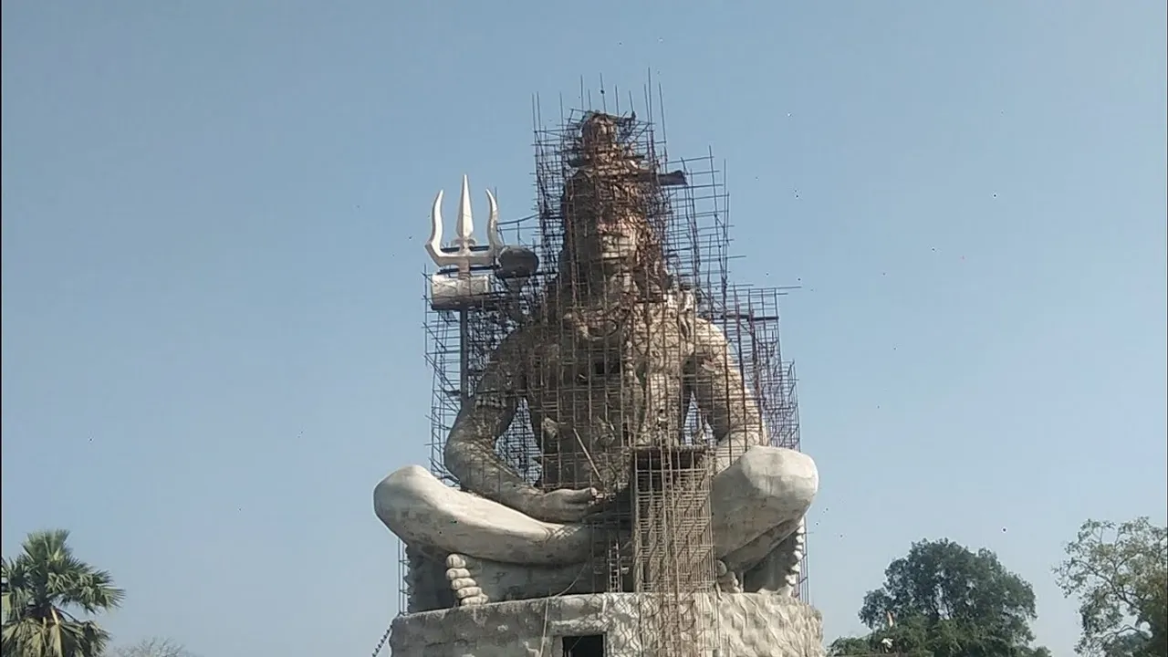 Construction of 123-feet Lord Shiva Statue in Jajpur, Odisha