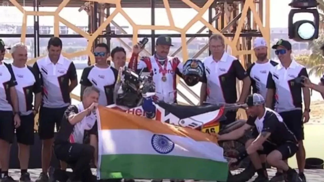 Dakar Rally: Hero MotoSports scripts history, becomes first Indian team to finish on podium