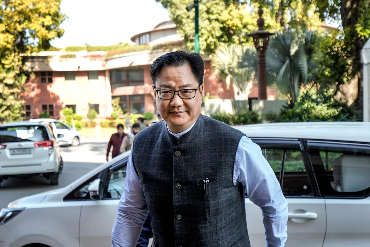 Kiren Rijiju Earth Science Ministry