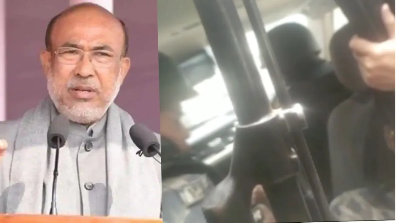 N Biren Singh in Kangpokpi