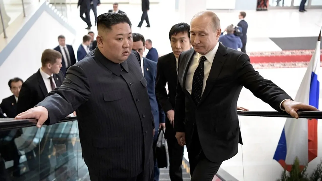 North Korea Russia Kim jong Un Vladimir Putin