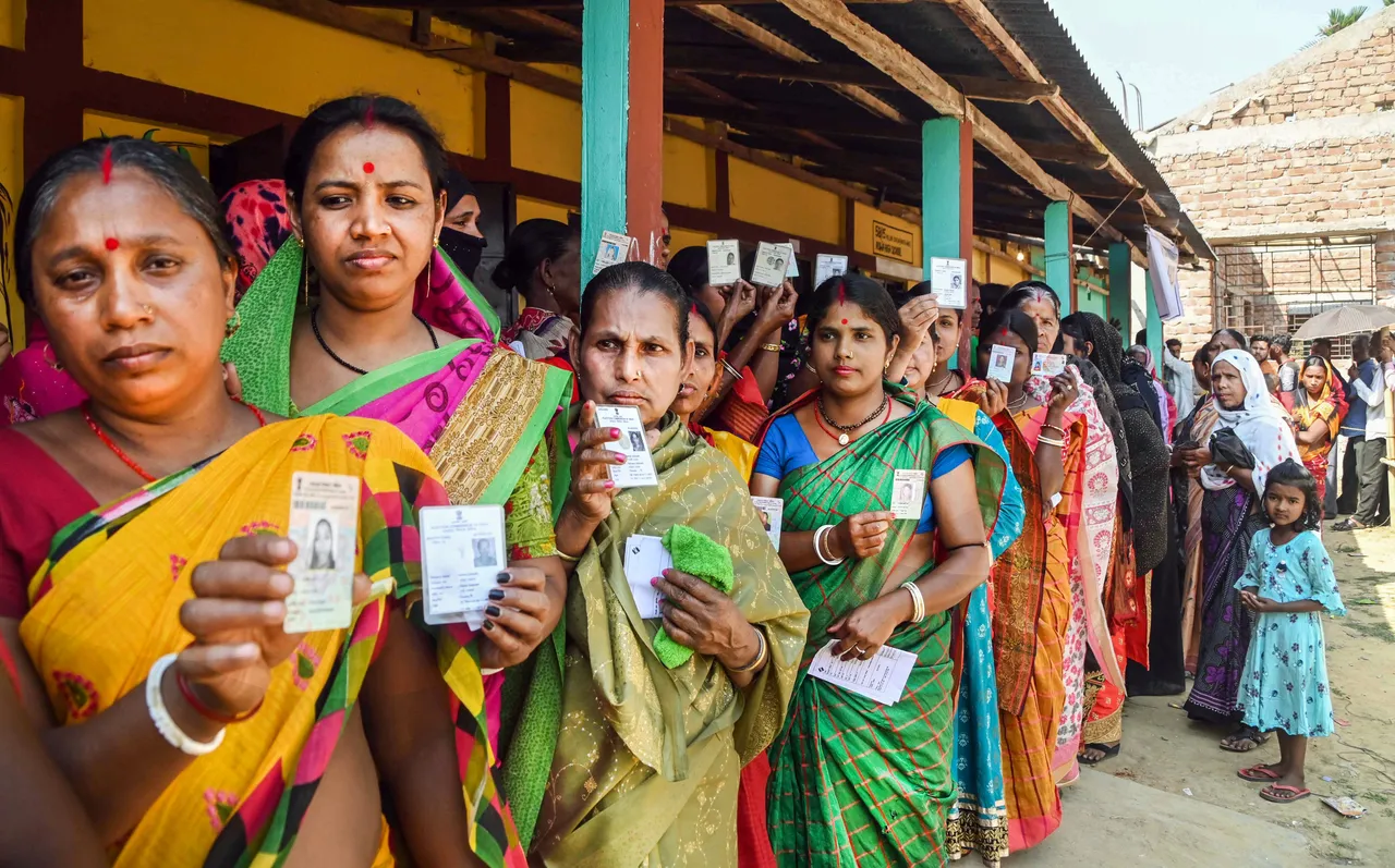 Tripura records 81% polling till 4 pm, voters waiting in queues