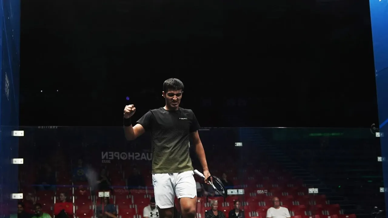 Abhay Singh moved into the final of the Goodfellow Classic squash