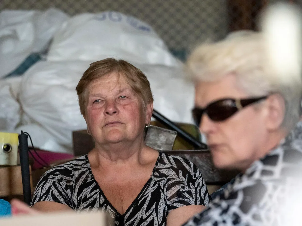 Visually impaired people in Ukraine struggle to cope during Russian missile attacks