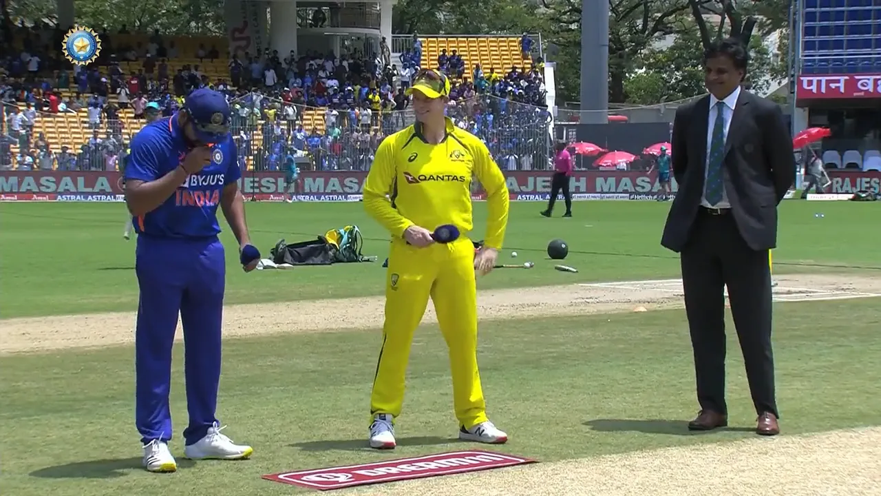 Australia India Toss Cricket