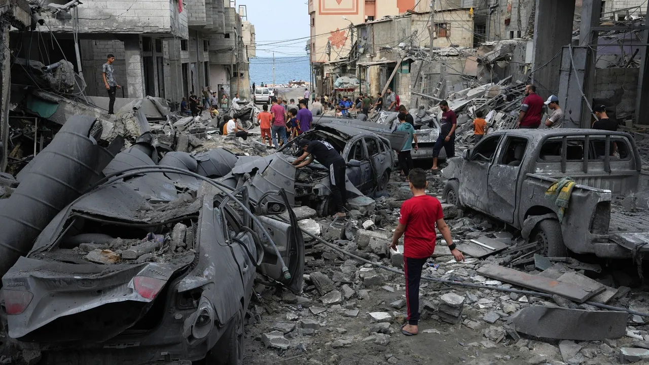 Israel strikes downtown Gaza City and mobilises 300,000 reservists as war enters fourth day