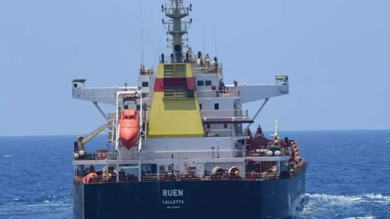Somali pirates were using the hijacked vessel MV-Ruen for acts of piracy