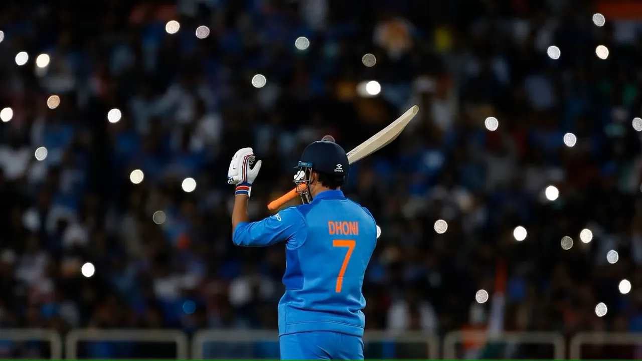 No. 7 jersey retired M S Dhoni