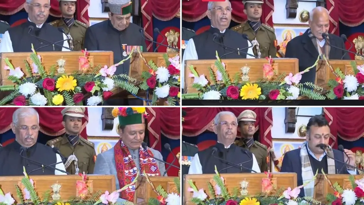 Himachal Cabinet expansion: Seven ministers take oath
