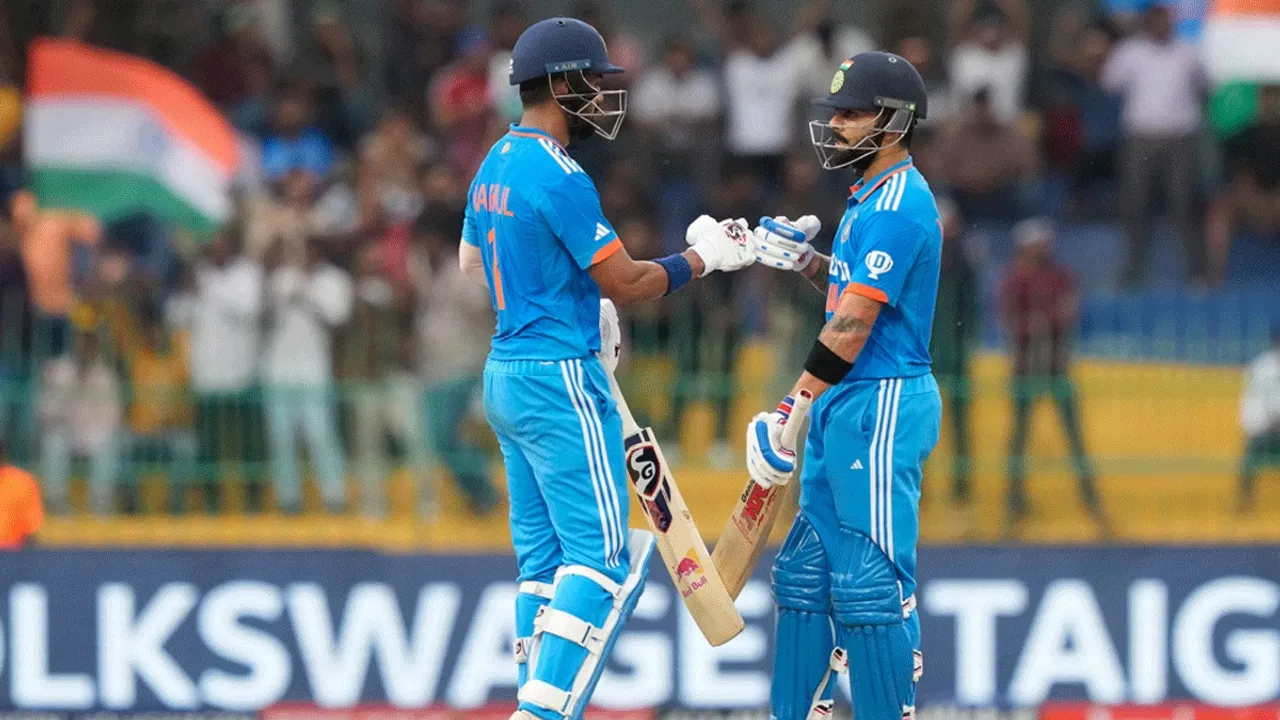 Record-breaking Kohli, comeback-man Rahul make mincemeat of Pakistan bowling
