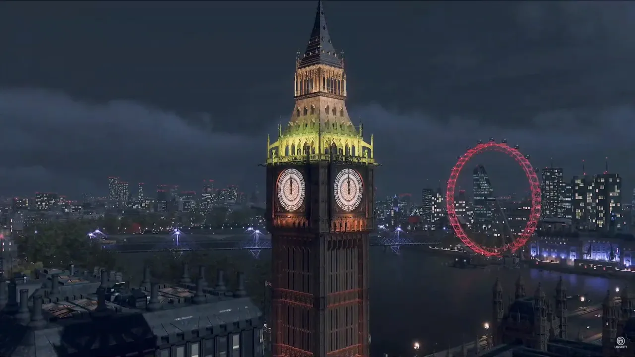 Big Ben lit up with Coronation emblem for King Charles III