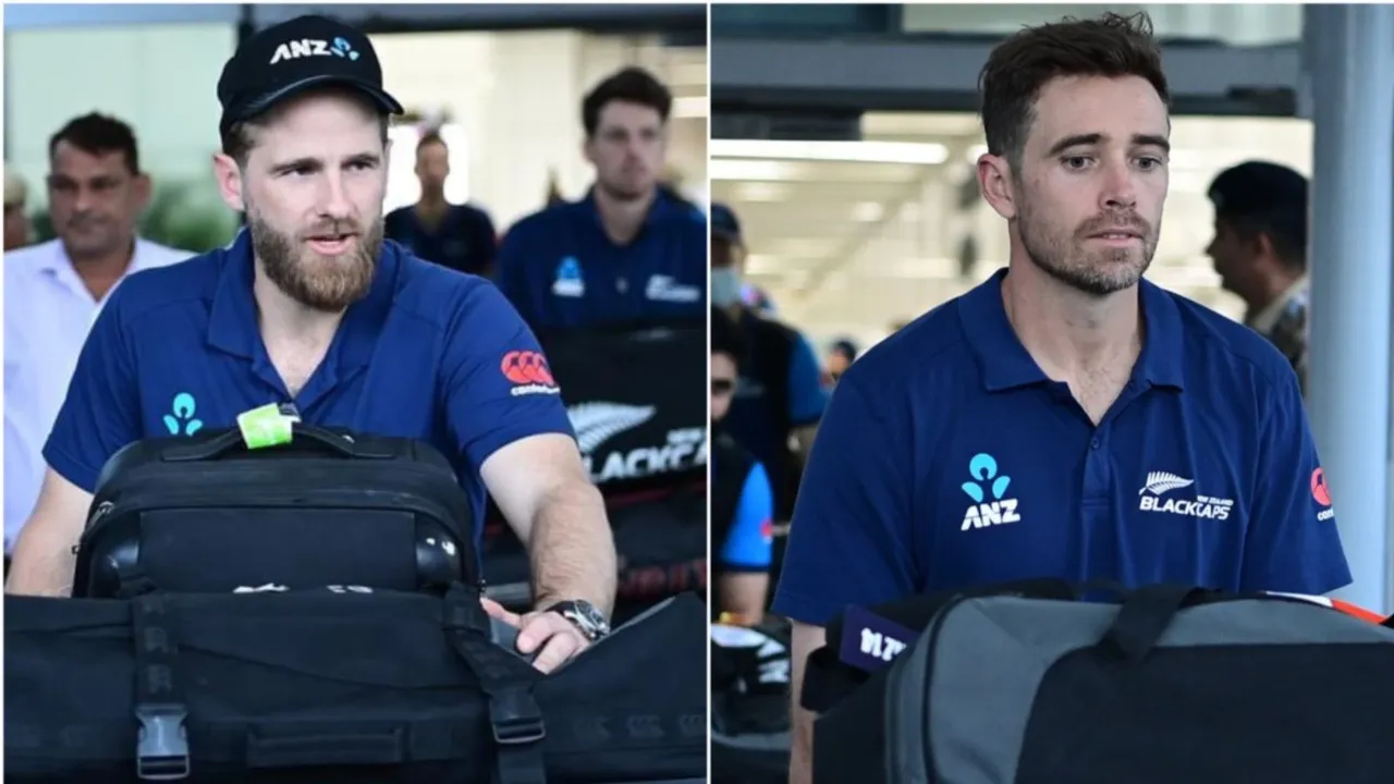 New Zealand Team Kane Williamson Tim Southee