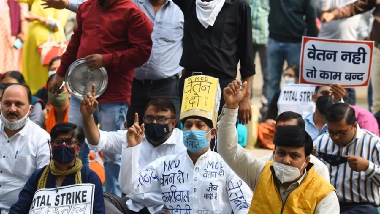 Delhi MCD School Teachers Strike