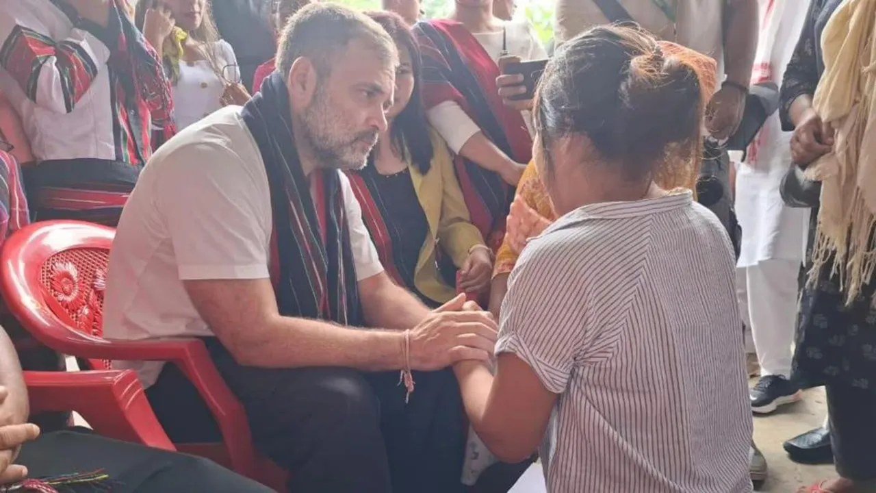 Rahul Gandhi Manipur Jiribam