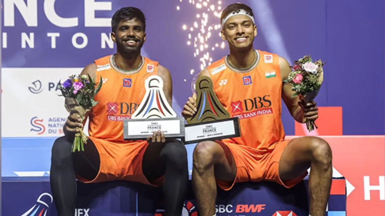 Satwiksairaj Rankireddy and Chirag Shetty have aced their way to their first title of 2024