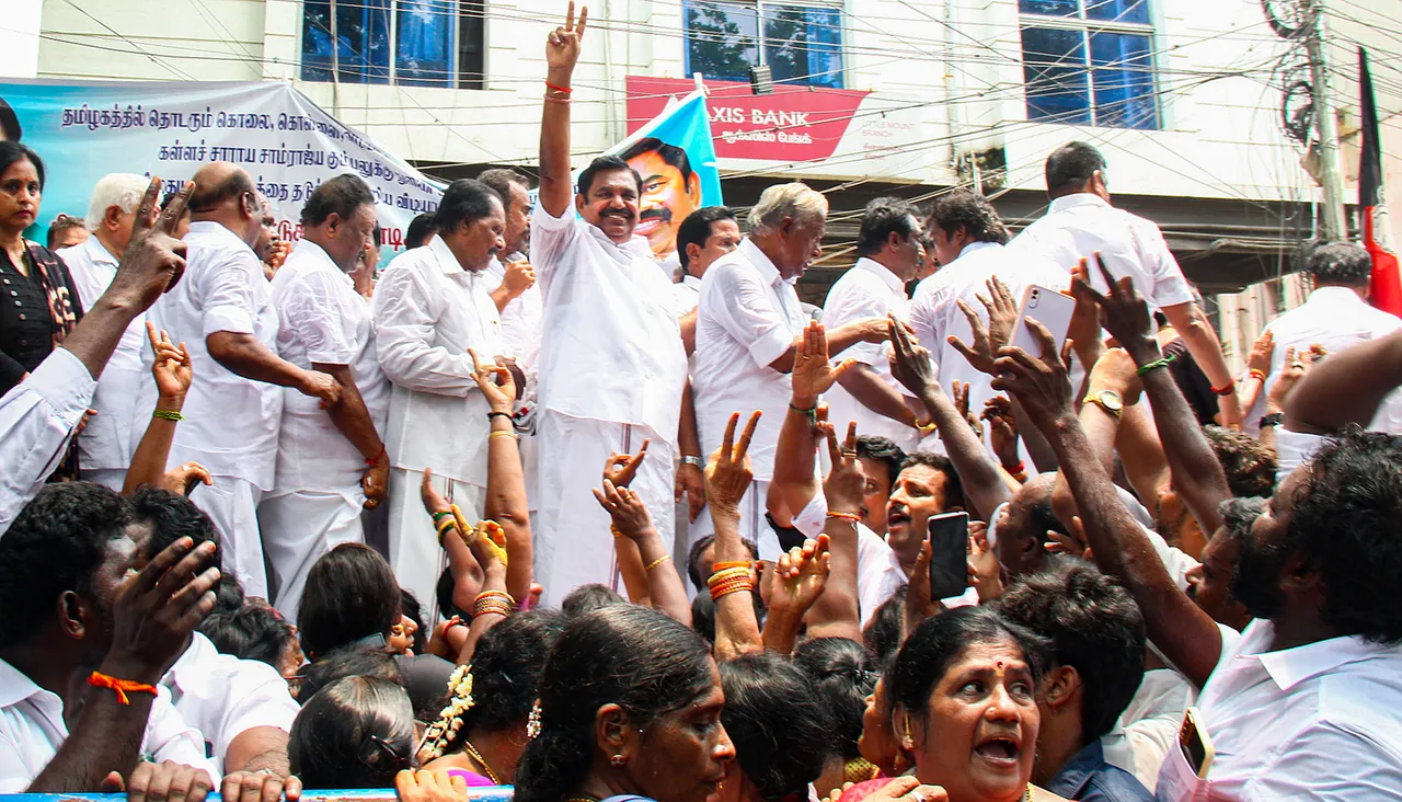 AIADMK targets DMK regime over hooch deaths, takes out rally