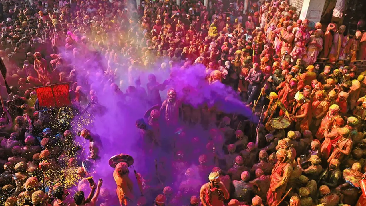 Holi celebration