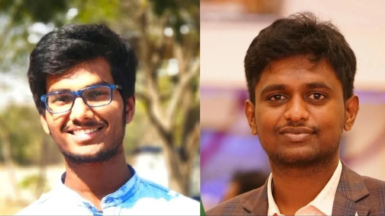 Chanhakya Bolisetti and Jitendranath 'Jitu' Karuturi (Right) were pursuing Master's degrees in data science and engineering at Dundee University in Scotland.