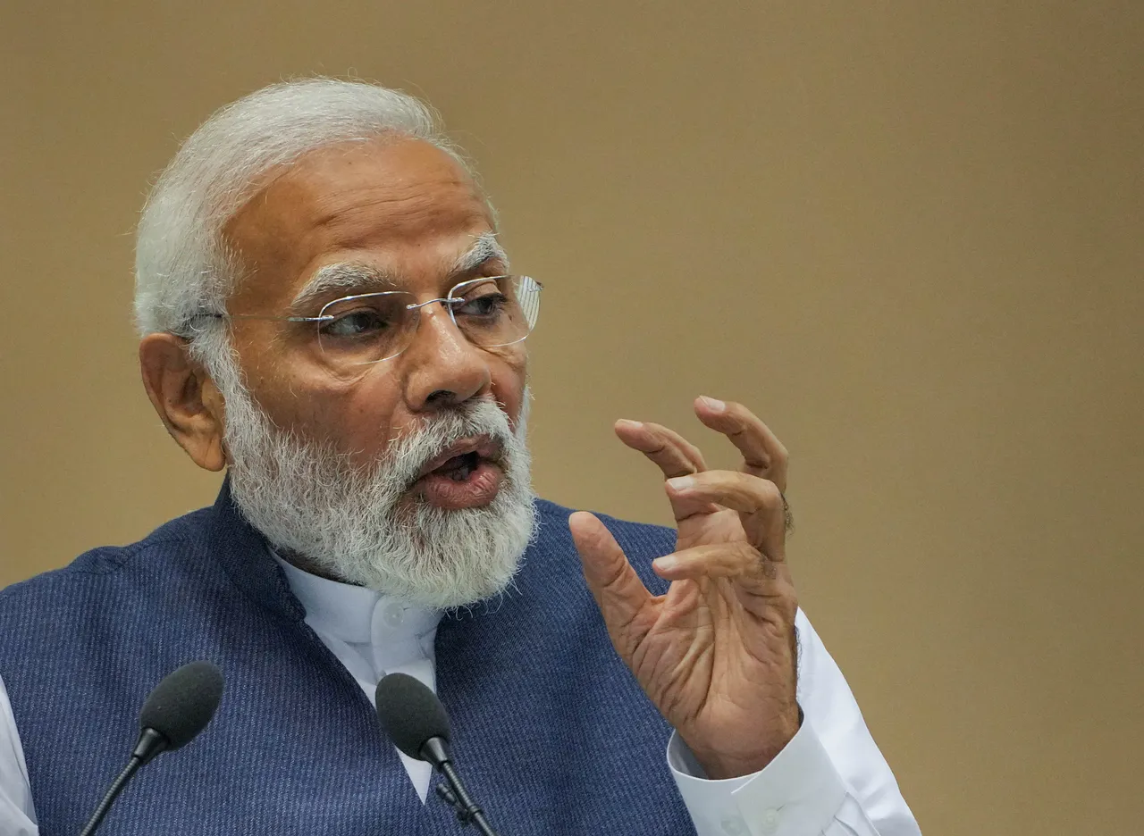 Prime Minister Narendra Modi speaks