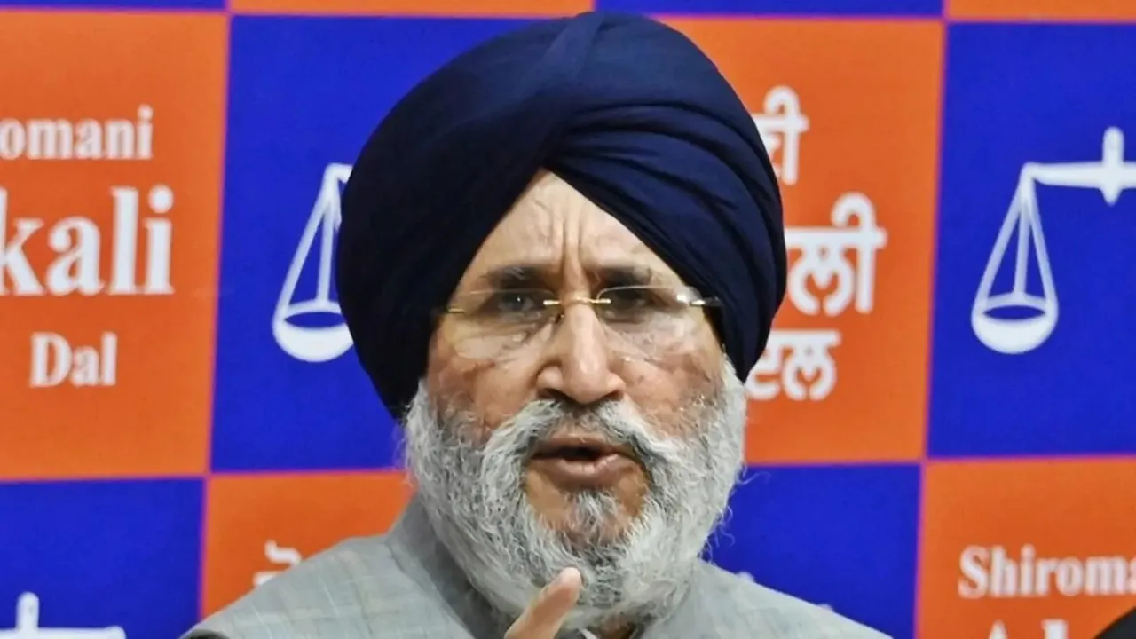 SAD's Gurdaspur Lok Sabha candidate Daljit Singh Cheema (File image)