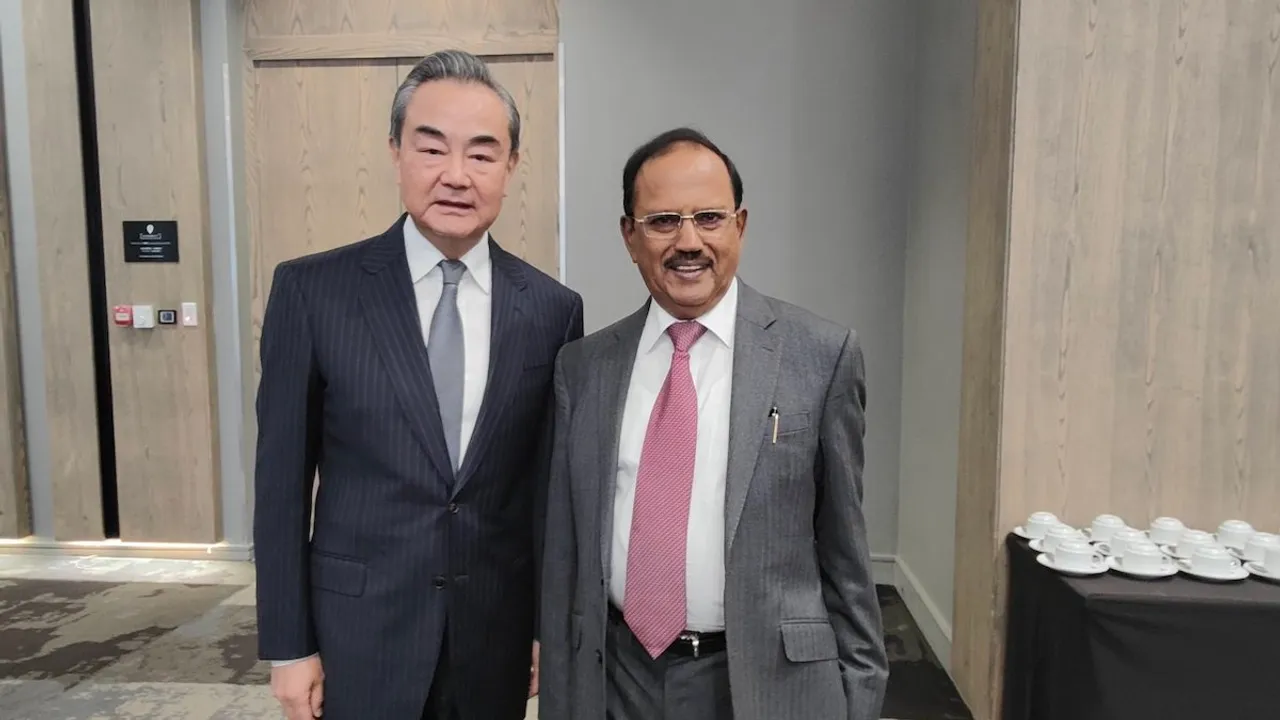 Ajit Doval with Wang Yi
