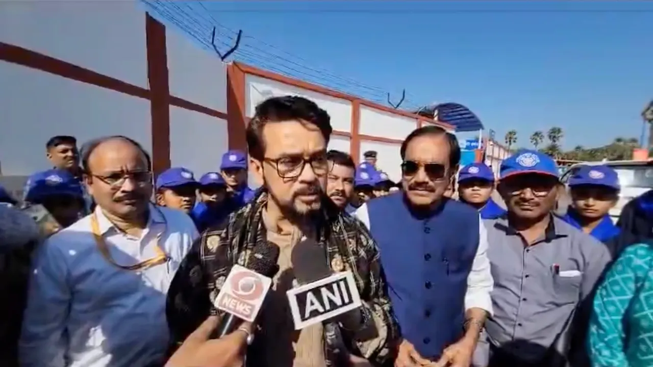 Anurag Thakur in Diu