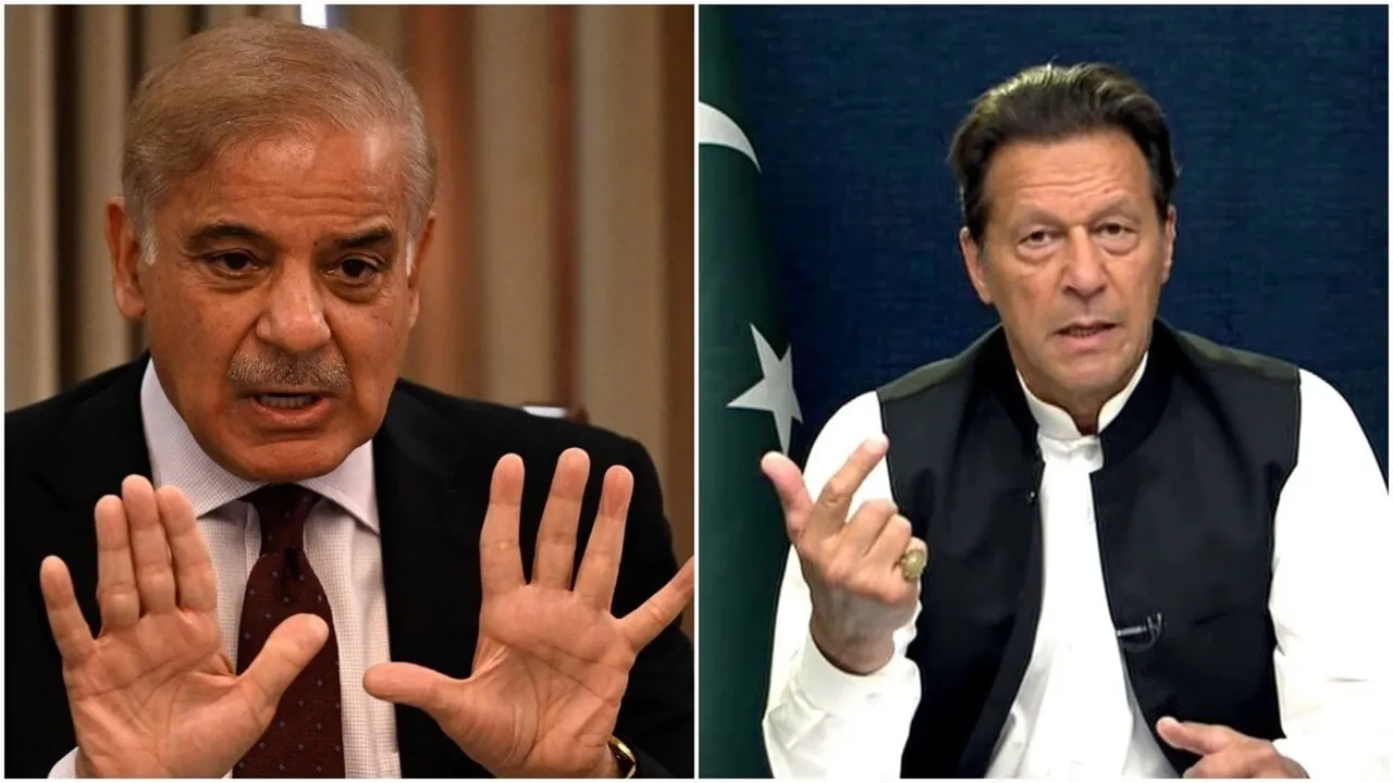 Shehbaz Sharif and Imran Khan