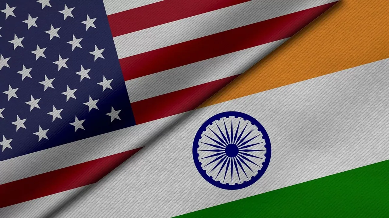 India US relations India Us flags indo-pacific