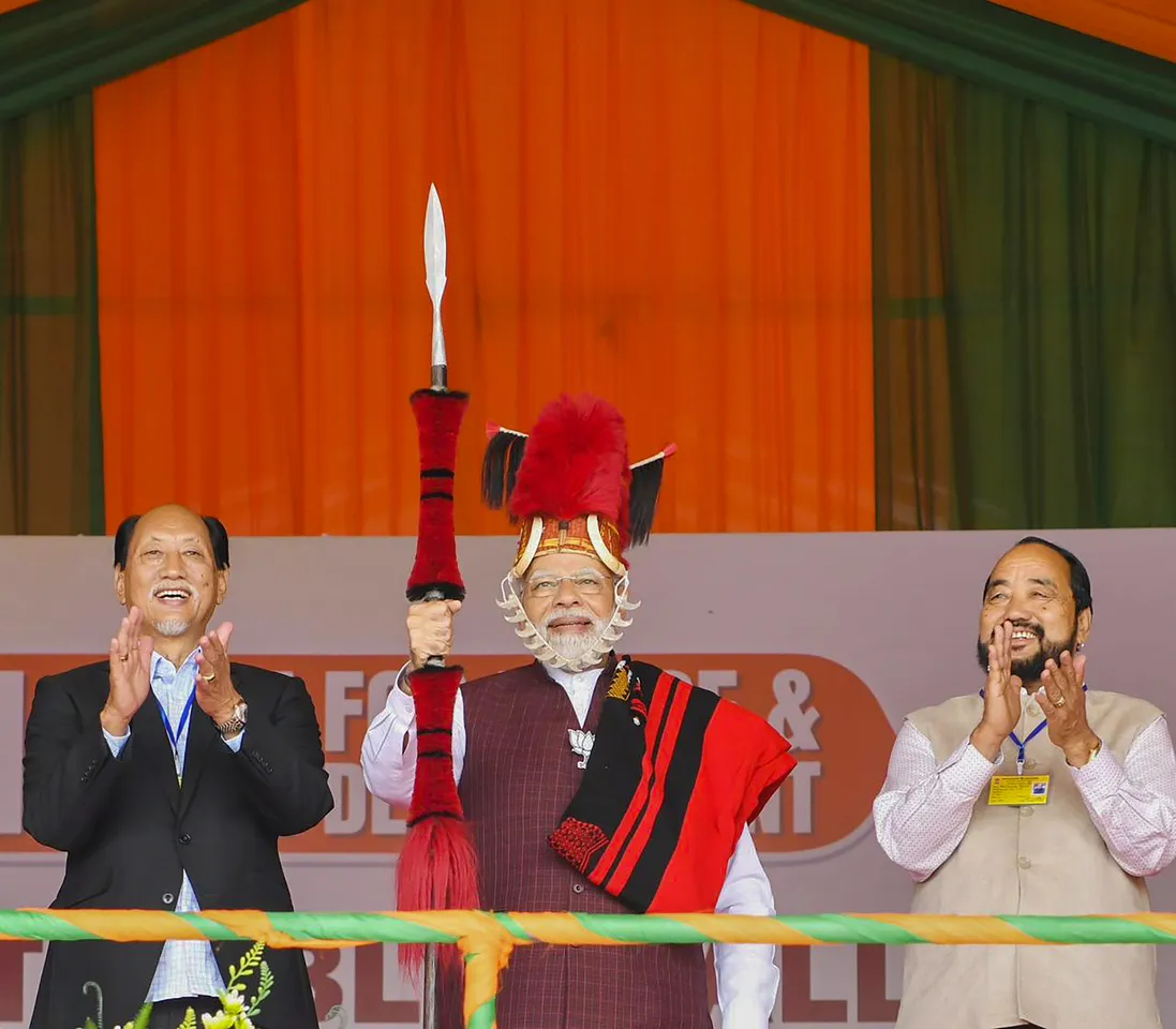 Narendra Modi in Nagaland