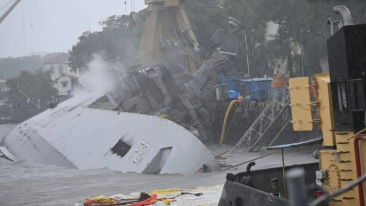 INS Brahmaputra fire