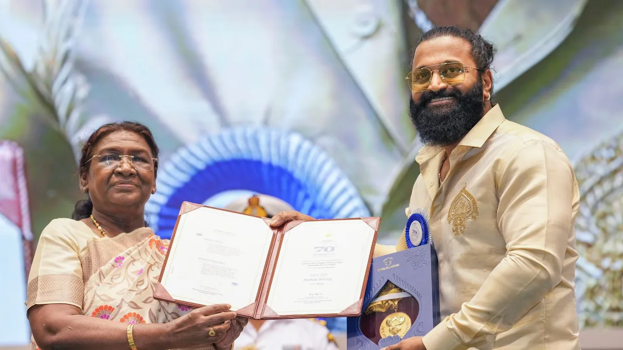 70th National Film Awards President honours Rishab Shetty, other winners