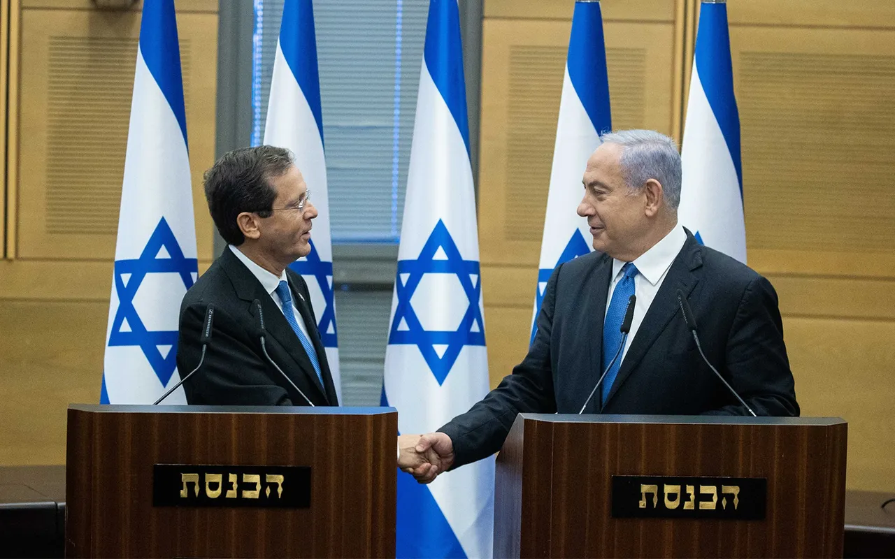 Isaac Herzog Netanyahu Israel