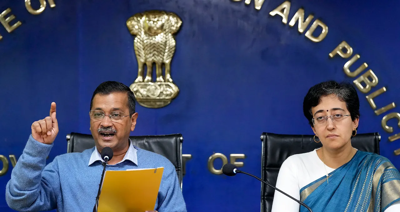 Cops visit Kejriwal, Atishi homes; fail to deliver notices in MLA poaching