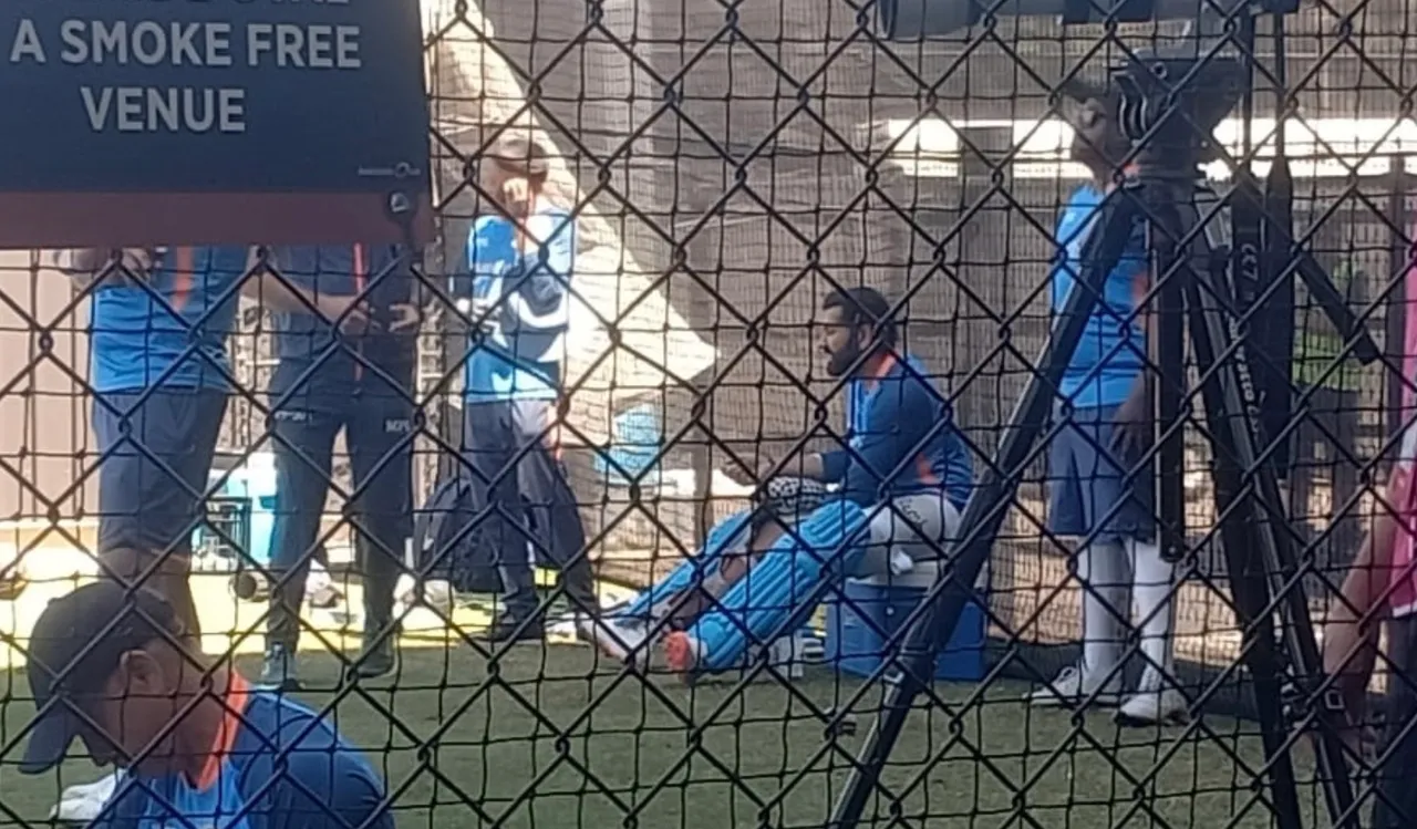 Rohit Sharma sustained forearm injury during practice session
