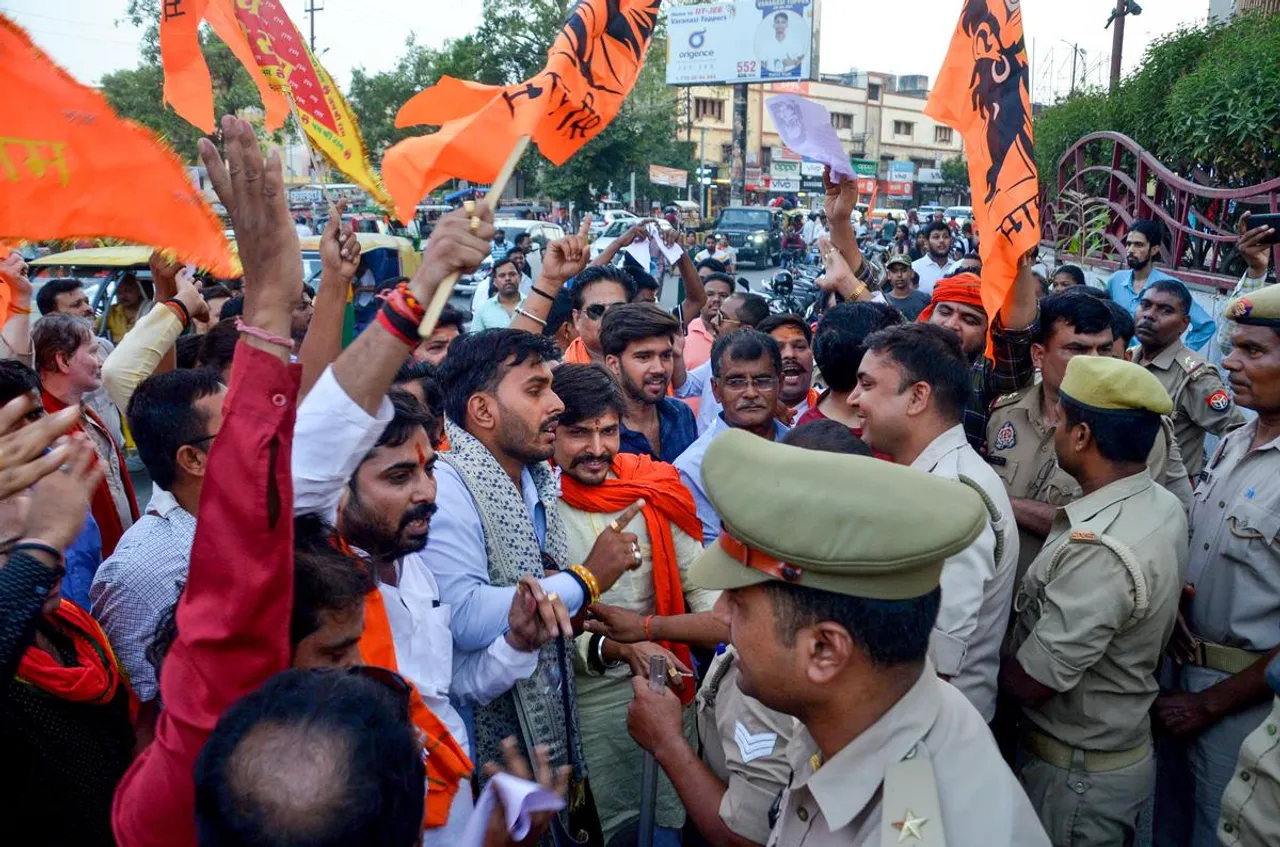 Protests against Adipurush in parts of UP, Ayodhya seers seek ban on its screening