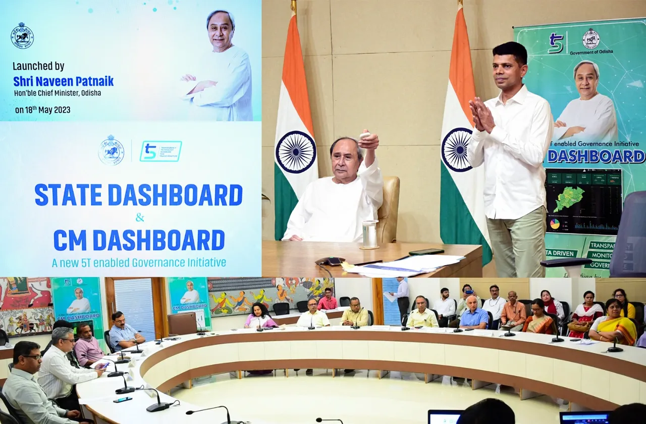 Odisha Chief Minister launches State Dashboard & CM Dashboard